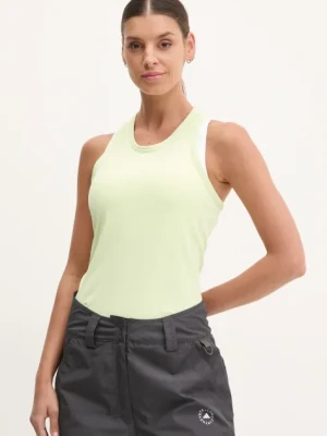 adidas by Stella McCartney top treningowy kolor zielony JJ2564