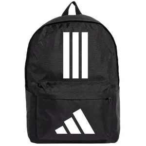 adidas Classic Back-to-School 3-Stripes Backpack JD9563, Unisex, Czarne, plecaki, poliester, rozmiar: One size adidas performance