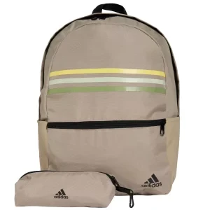 adidas Classic Horizontal 3-Stripes Backpack IZ1896, Unisex, Brązowe, plecaki, poliester, rozmiar: One size adidas performance
