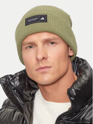 adidas Czapka Essentials Cuffed Beanie IY5257 Zielony