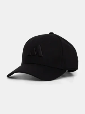 adidas czapka z daszkiem BBALL CAP TONAL kolor czarny z aplikacją JE5657