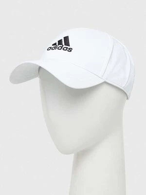 adidas czapka z daszkiem kolor biały z aplikacją II3552