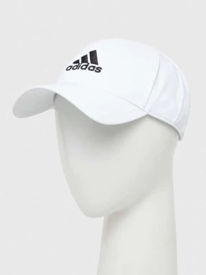 adidas czapka z daszkiem kolor biały z aplikacją II3552