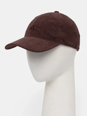 adidas czapka z daszkiem kolor brązowy JY3068