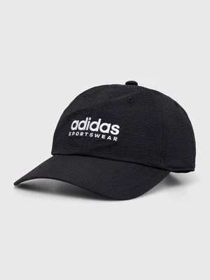 adidas czapka z daszkiem kolor czarny z aplikacją IP6315