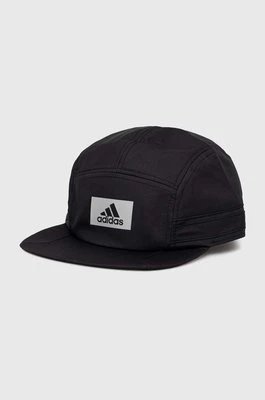 adidas czapka z daszkiem kolor czarny z nadrukiem