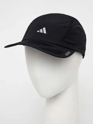 adidas czapka z daszkiem kolor czarny z nadrukiem HY0675