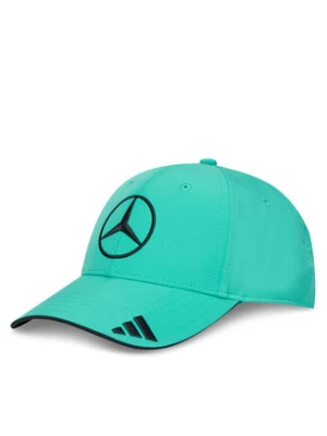 adidas Czapka z daszkiem Mercedes - AMG Petronas Formula One Team Driver JW6268 Turkusowy