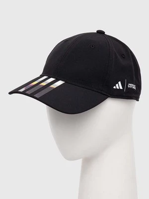 adidas czapka z daszkiem Pride kolor czarny z aplikacją IZ5016