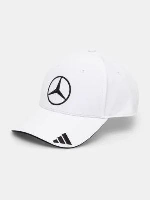 Zdjęcie produktu adidas czapka z daszkiem x Mercedes kolor biały z aplikacją JW6270