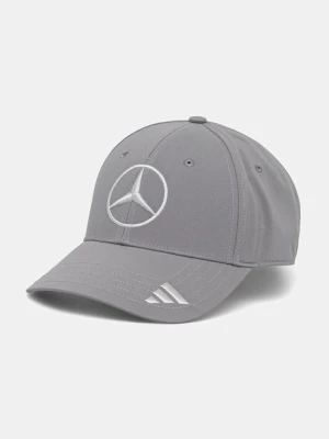 adidas czapka z daszkiem x Mercedes kolor szary JZ9405
