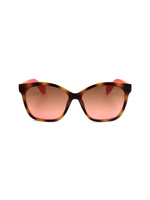 adidas Damskie okulary przeciwsłoneczne w kolorze brązowo-różowo-jasnoróżowym rozmiar: 57
