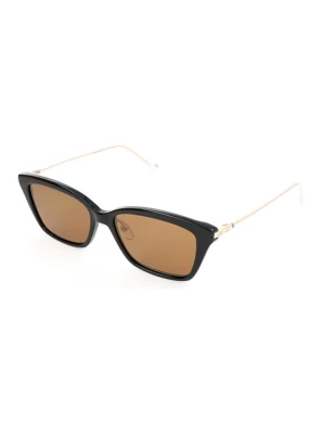 adidas Damskie okulary przeciwsłoneczne w kolorze czarno-brązowo-złotym rozmiar: 53