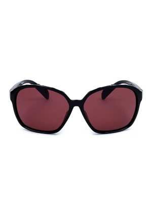 adidas Damskie okulary przeciwsłoneczne w kolorze czarno-czerwonym rozmiar: 62