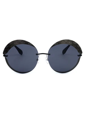 adidas Damskie okulary przeciwsłoneczne w kolorze czarno-granatowym rozmiar: 67