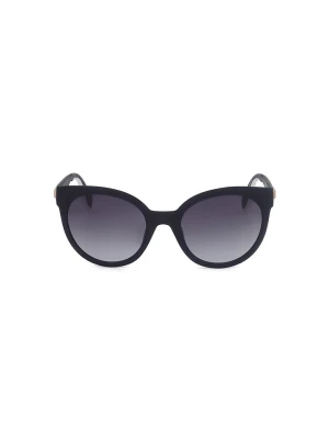 adidas Damskie okulary przeciwsłoneczne w kolorze czarno-niebieskim rozmiar: 52