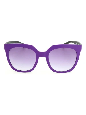 adidas Damskie okulary przeciwsłoneczne w kolorze fioletowym rozmiar: 53