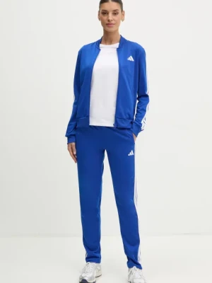 Zdjęcie produktu adidas dres 3-Stripes damski kolor niebieski JD2688