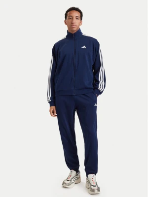 adidas Dres 3-Stripes Fleece KY2283 Niebieski Regular Fit