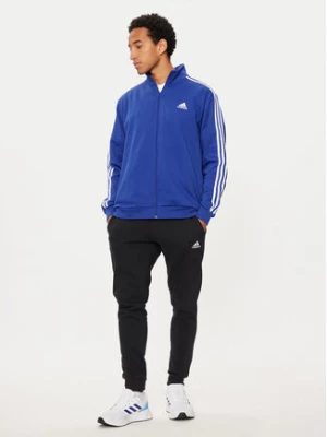 adidas Dres Basic 3-Stripes IY6665 Niebieski Regular Fit