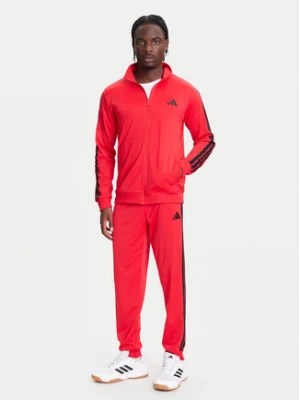 adidas Dres Basic 3-Stripes JI8852 Czerwony Regular Fit