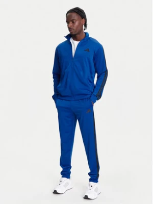 adidas Dres Basic 3-Stripes JI8857 Niebieski Regular Fit
