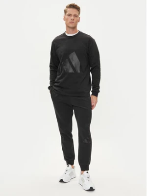 adidas Dres Big Logo Fleece Colorblock JI8865 Czarny Regular Fit