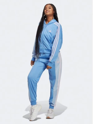 adidas Dres Bold Block Tracksuit IC0399 Niebieski