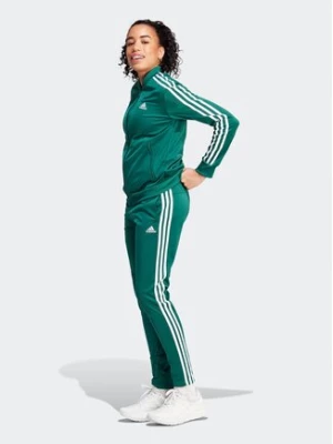 adidas Dres Essentials 3-Stripes IJ8785 Zielony Slim Fit