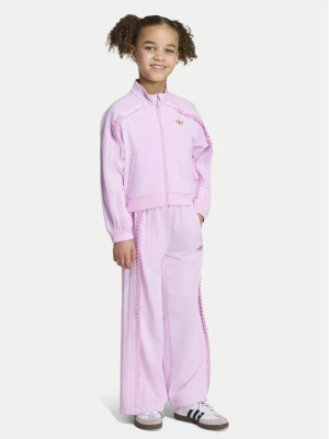 adidas Dres Firebird Loose Tracksuit KR6592 Różowy jasny Regular Fit