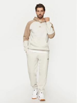 adidas Dres Fleece Colorblock IY6671 Beżowy Regular Fit