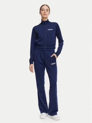 adidas Dres Glam KQ7622 Niebieski Slim Fit