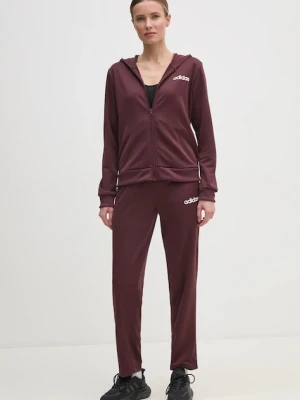 adidas dres LINEAR TS damski kolor bordowy JD2698