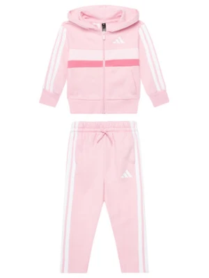 adidas Dres Seasonal Essentials Tiberio 3-Stripes JI6206 Różowy Regular Fit