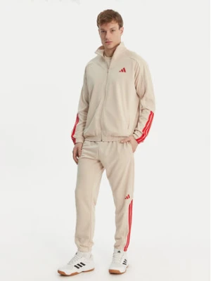 adidas Dres Stadium 3-Stripes KB6198 Beżowy Slim Fit