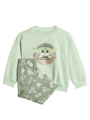 adidas Dres Star Wars The Mandalorian™ JF3631 Zielony Regular Fit