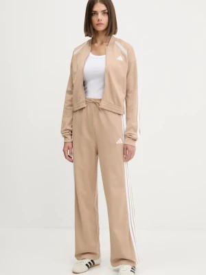 adidas dres TEAMSPORT damski kolor beżowy JX0529