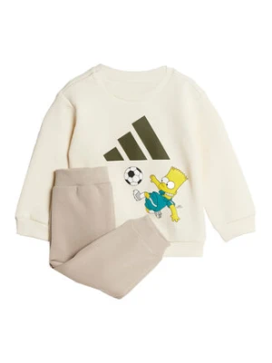 adidas Dres The Simpsons JL9175 Beżowy Regular Fit
