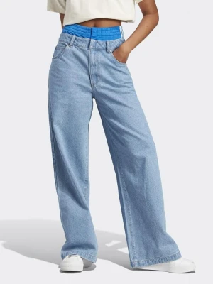 adidas Dżinsy - Comfort fit - w kolorze błękitnym rozmiar: 34