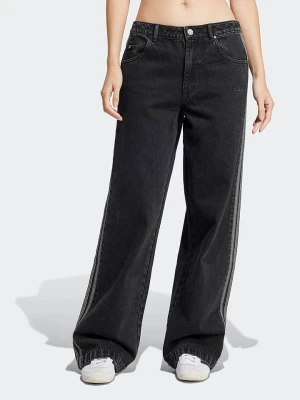 adidas Dżinsy - Wide leg - w kolorze czarnym rozmiar: W30