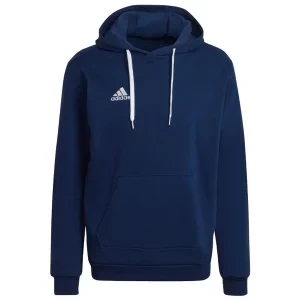 adidas Entrada 22 Sweat Hoodie H57513, Męskie, Granatowe, bluzy, bawełna, rozmiar: M adidas performance
