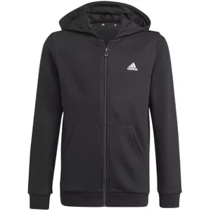 adidas Essentials Full-Zip Hoodie Jr GN4020, Dla chłopca, Czarne, bluzy, bawełna, rozmiar: 122 adidas performance