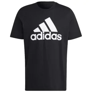 adidas Essentials SJ Big Logo Tee IC9347, Męskie, Czarne, t-shirty, bawełna, rozmiar: L adidas performance