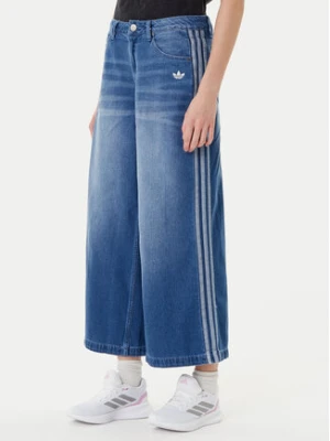 adidas Jeansy adicolor Denim Adilenium JV7454 Niebieski Wide Leg
