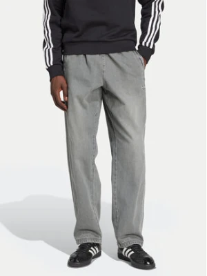 adidas Jeansy adicolor Denim Stone JW5920 Szary Regular Fit