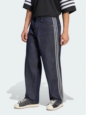 adidas Jeansy Firebird Adicolor KS6924 Granatowy Regular Fit