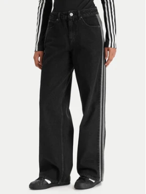 adidas Jeansy Firebird KD2909 Czarny Regular Fit