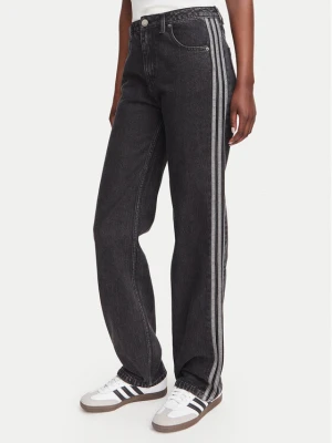 adidas Jeansy Firebird KQ6488 Czarny Regular Fit