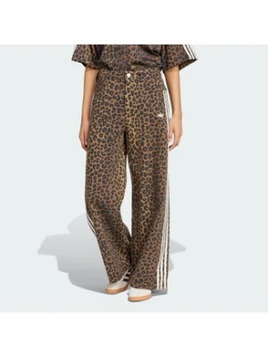 adidas Jeansy KA2680 Brązowy Loose Fit