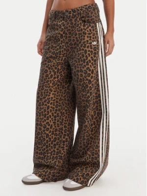 adidas Jeansy KA2680 Brązowy Loose Fit